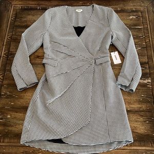 BNWT Jason Wu Blk/White Houndstooth Plaid Dress
